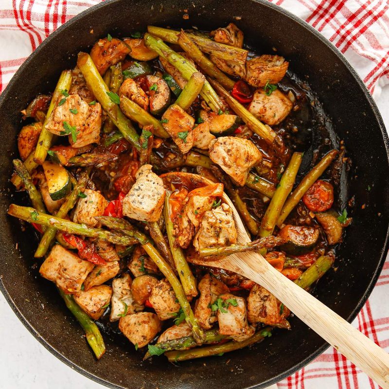 Italian Chicken and Veggies Skillet