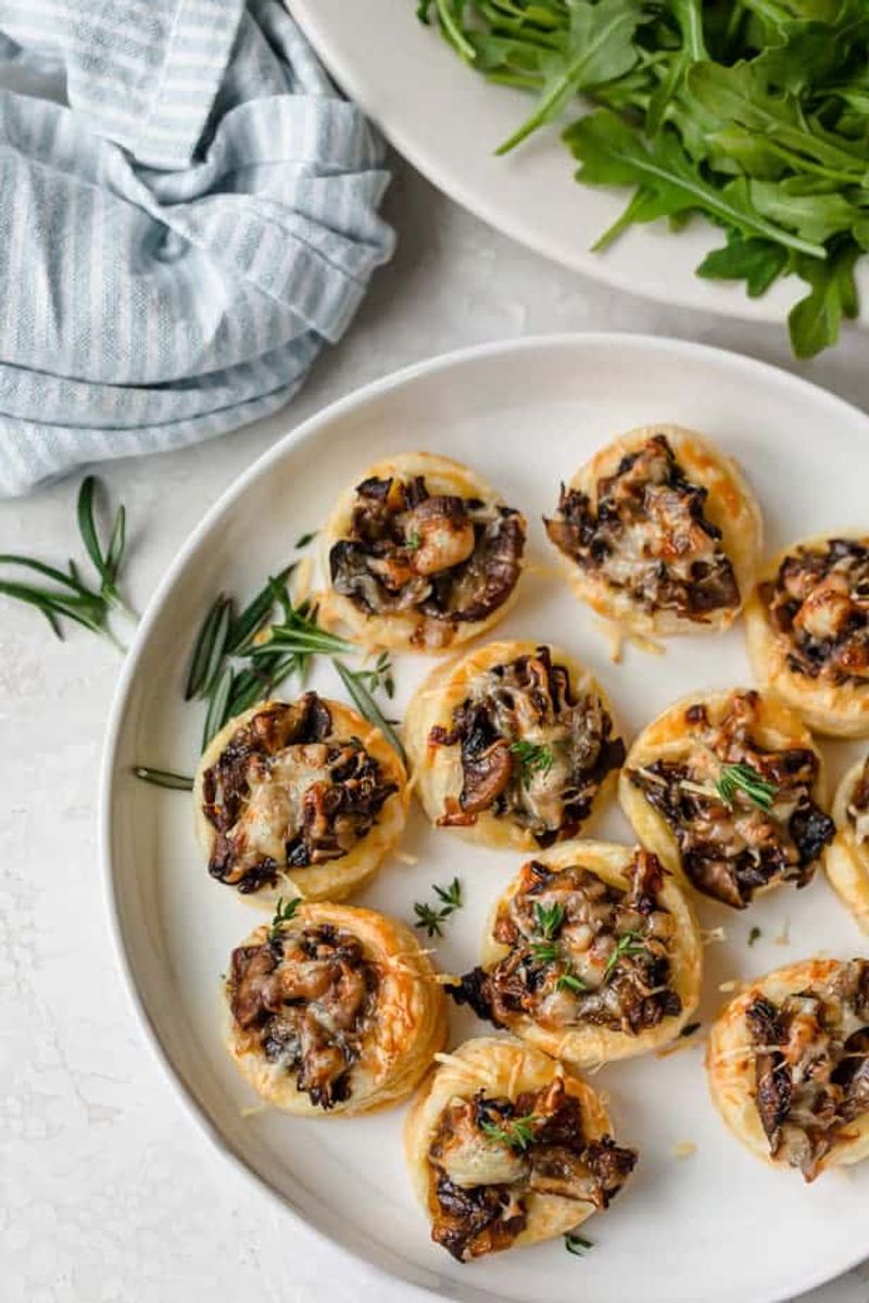 Mushroom and Gruyere Tartlets