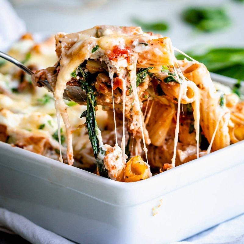 Pasta Bake (Leftovers Style)