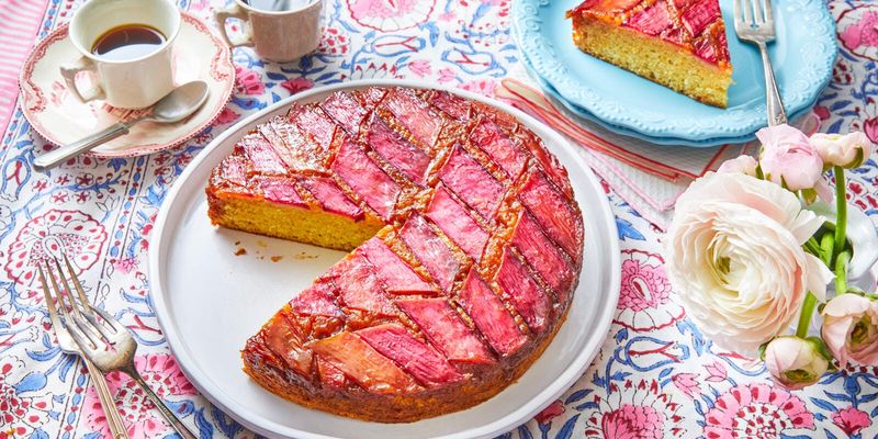 Rhubarb Upside Down Cake