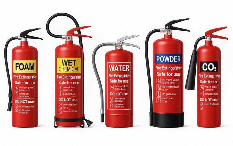 Using The Wrong Fire Extinguisher