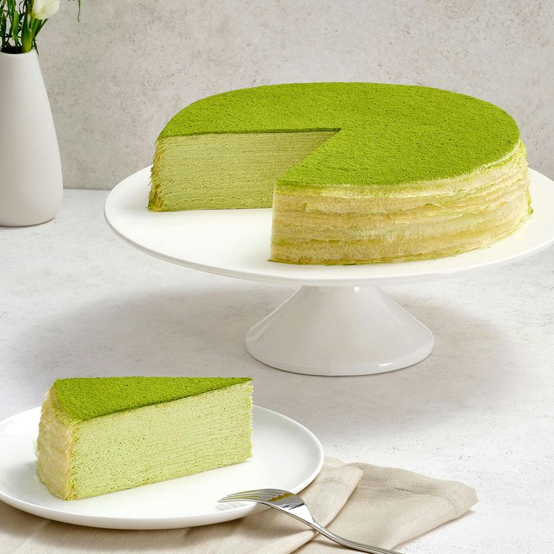 Lady M Green Tea Mille Crêpes