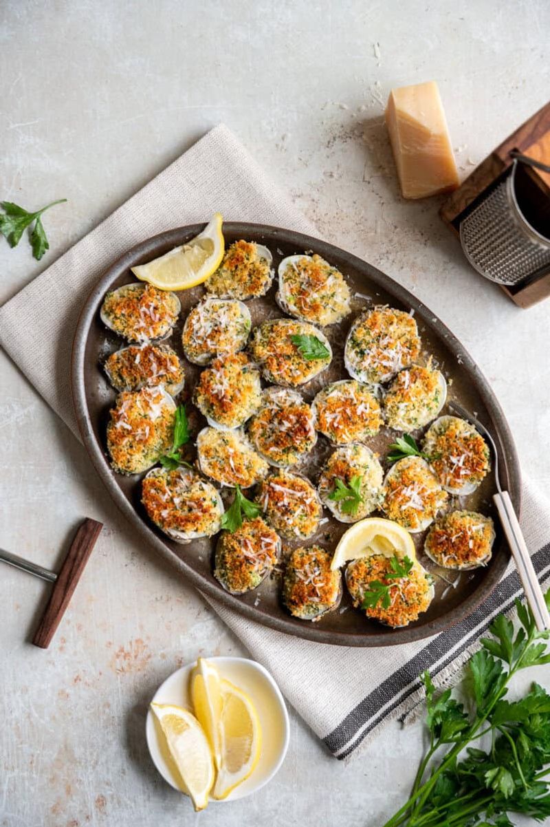 Baked Clams Oreganata