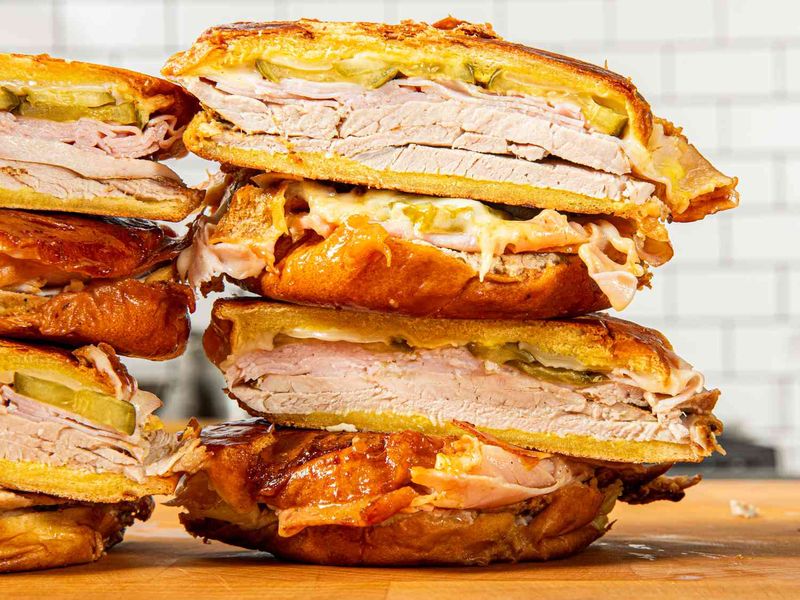 Cuban Medianoche with Roast Pork and Ham