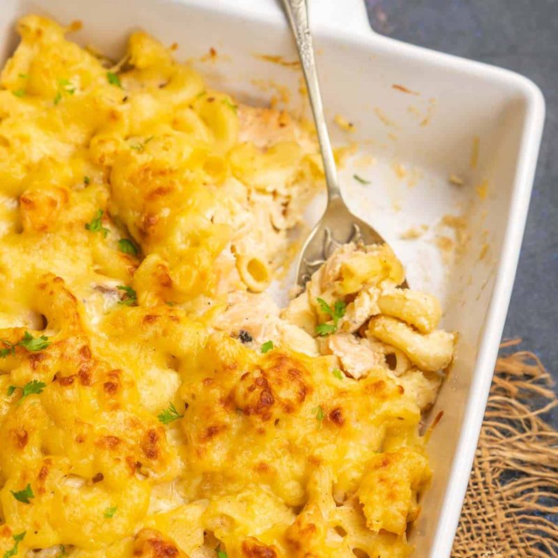 Salmon Mac and Cheese Upgrade