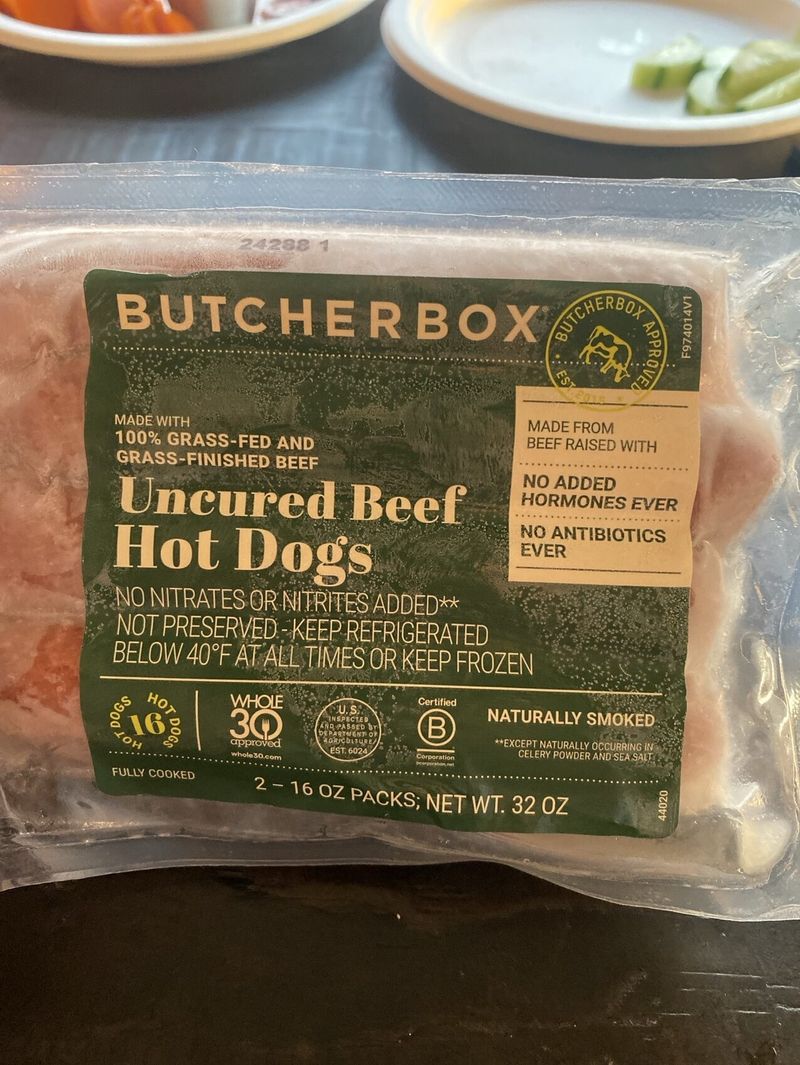 ButcherBox Grass-Fed Beef Hot Dogs
