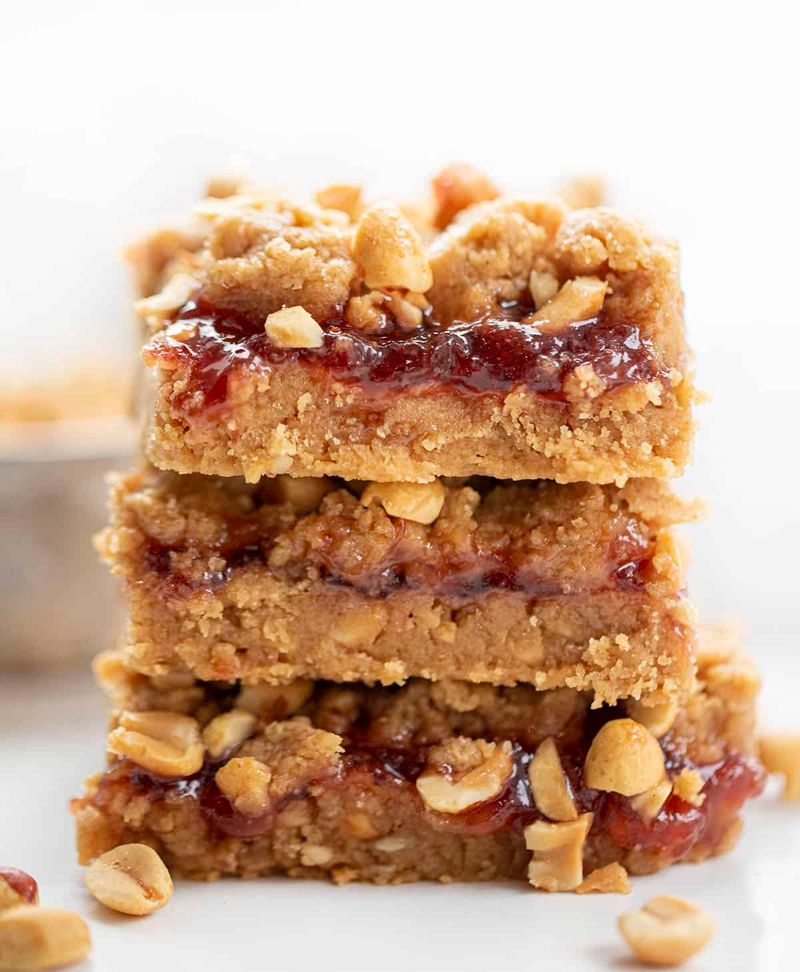Peanut Butter Jelly Bars
