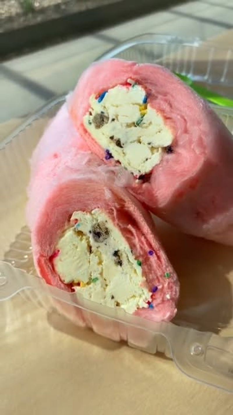 Cotton Candy Burritos