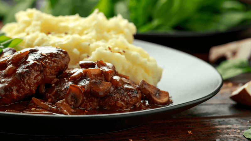 Salisbury Steak With Onion Gravy