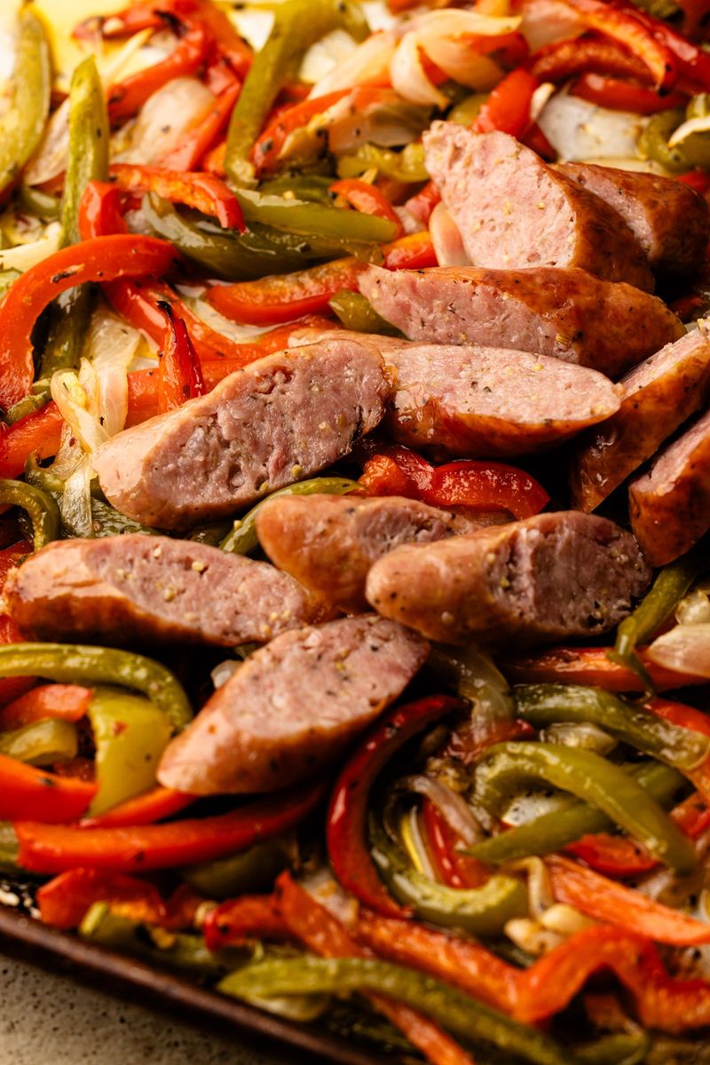 Sausage and Peppers Bake