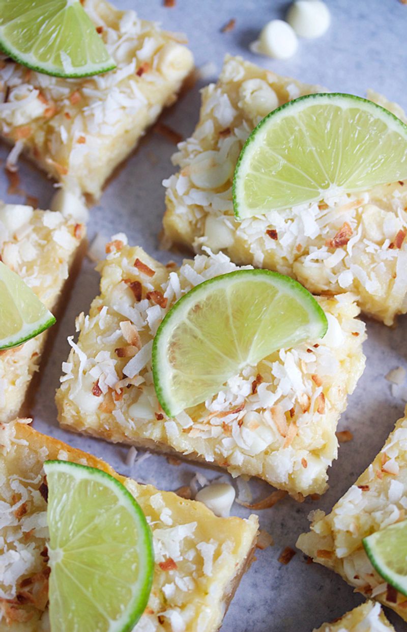 Key Lime Coconut Bars