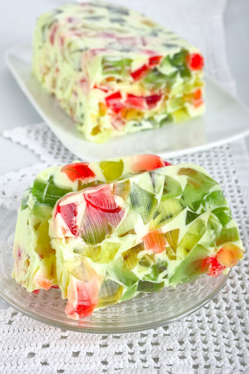Jell-O salads with surprises