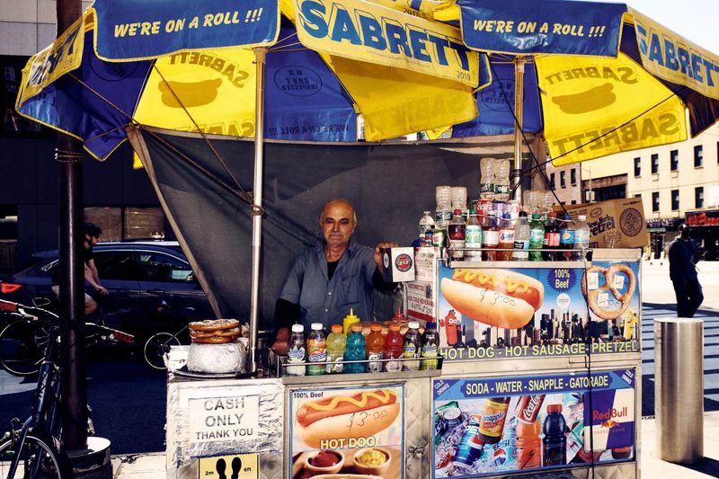 Hot Dog with “The Works” – New York City, USA