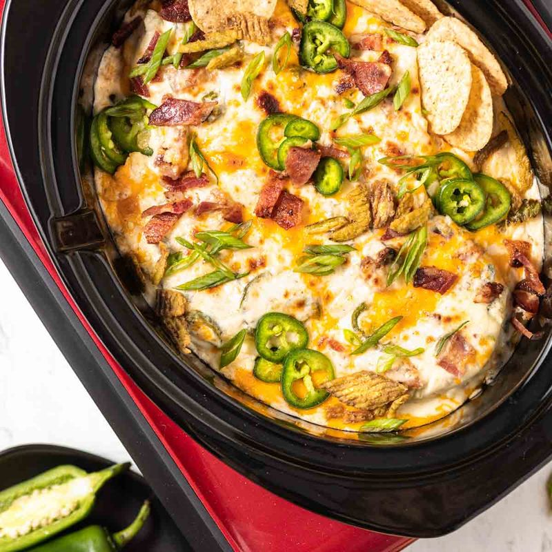 Slow-Cooker Jalapeño Popper Dip