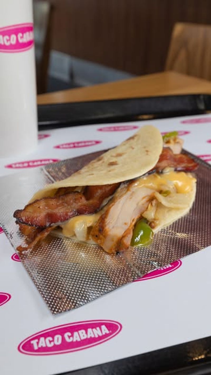 Taco Cabana Steak Fajita Burrito