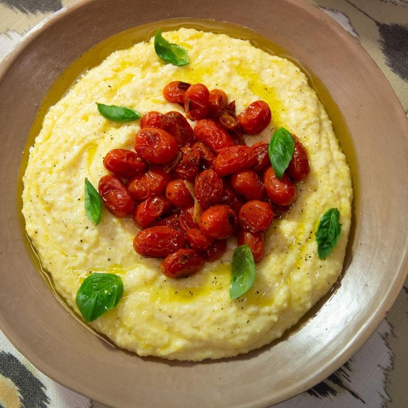 Creamy Sun-Dried Tomato Polenta