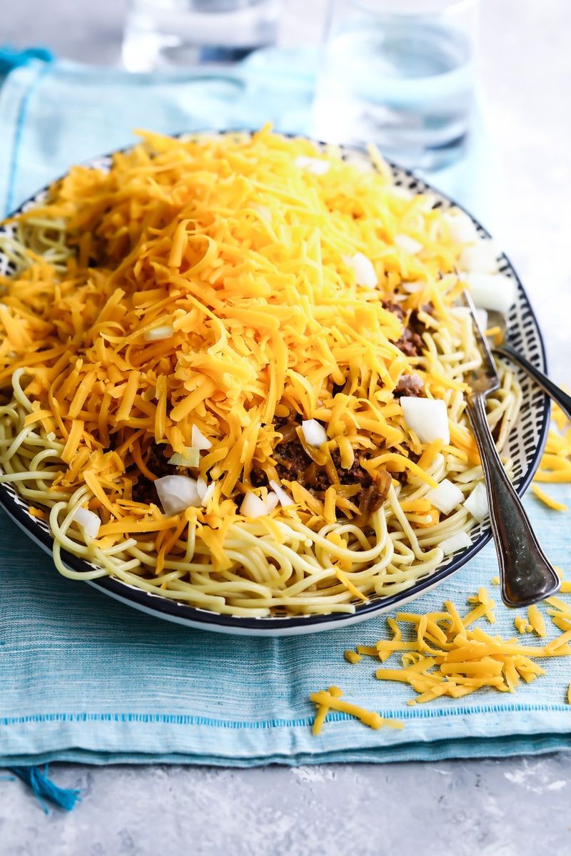 Cincinnati Chili on Spaghetti (Ohio)