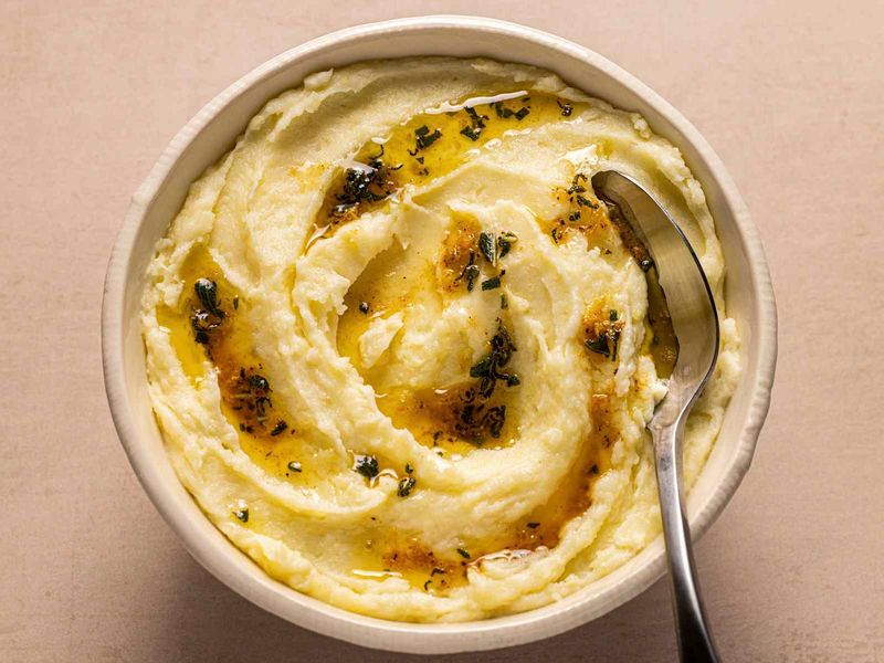 Citrus in mashed potatoes