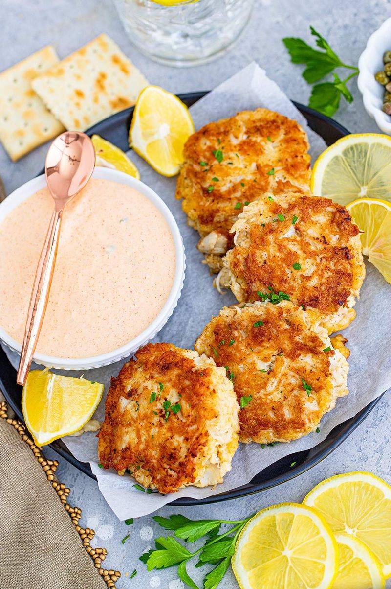 Cajun Crab Cakes with Remoulade