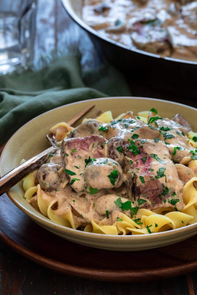 Beef Stroganoff