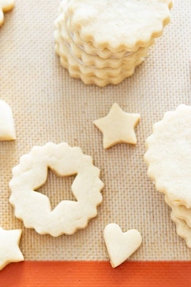 Freeze shapes briefly before baking