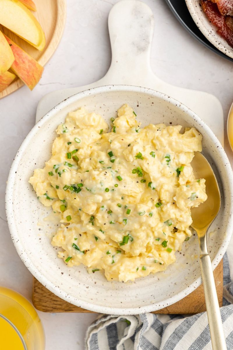 Scrambled Eggs with Cream