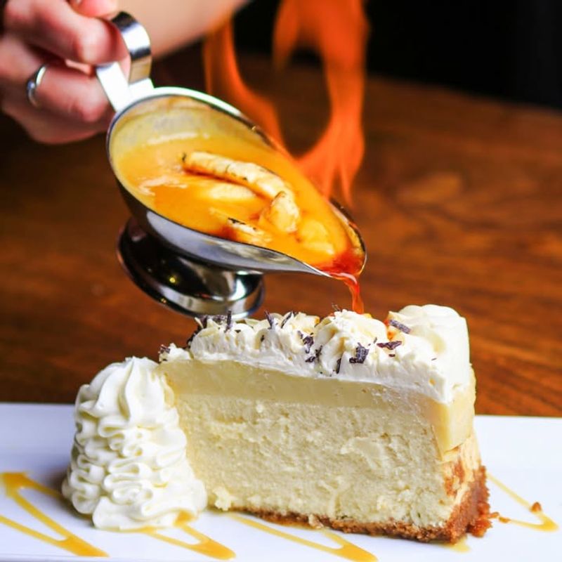 Bananas Foster Cheesecake