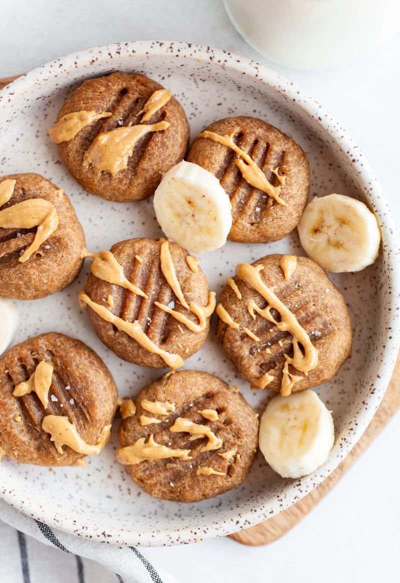 Banana Almond Butter Cookies