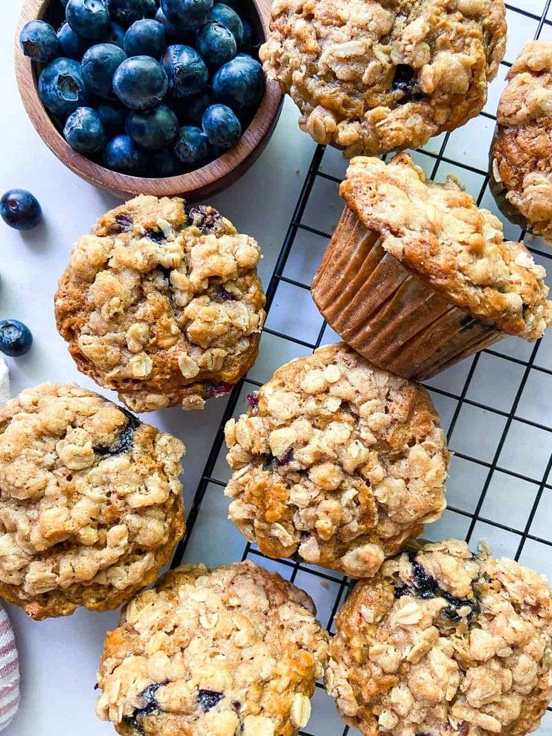 Muffins (Whole-Wheat Banana or Blueberry)