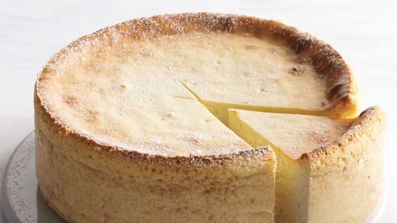 Ricotta–New York Hybrid Cheesecake