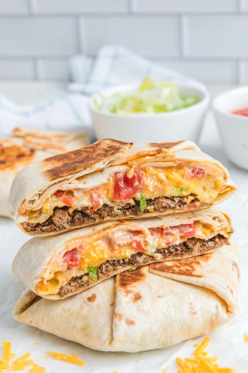 Crunchwrap Supreme With Extra Crunchy Tostada Layer