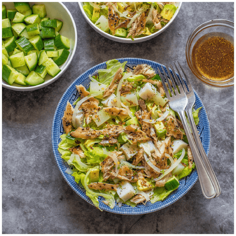 Smoky Mackerel Salad Plate