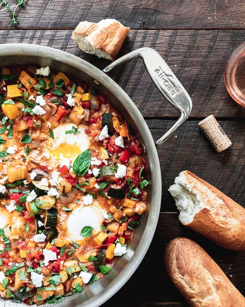 Day 26 - Ratatouille with Poached Eggs