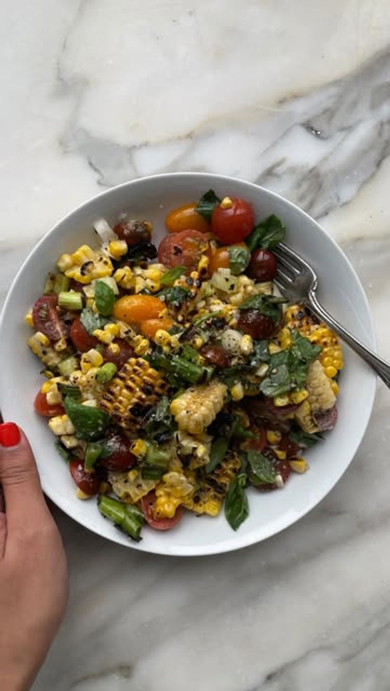 Grilled Corn Salad