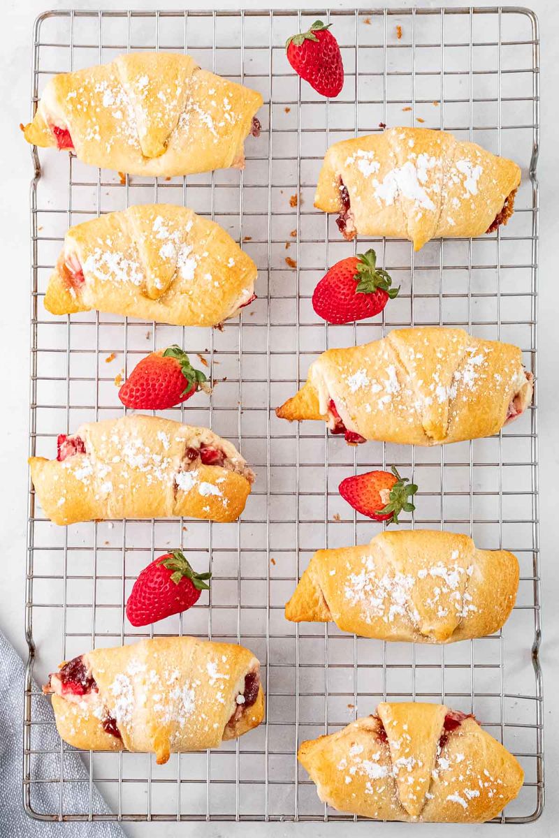 Strawberry Shortcake Crescents