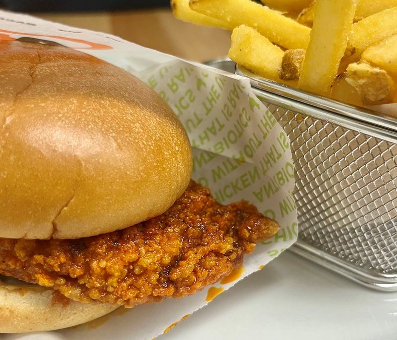 A&W Canada Chubby Chicken Burger