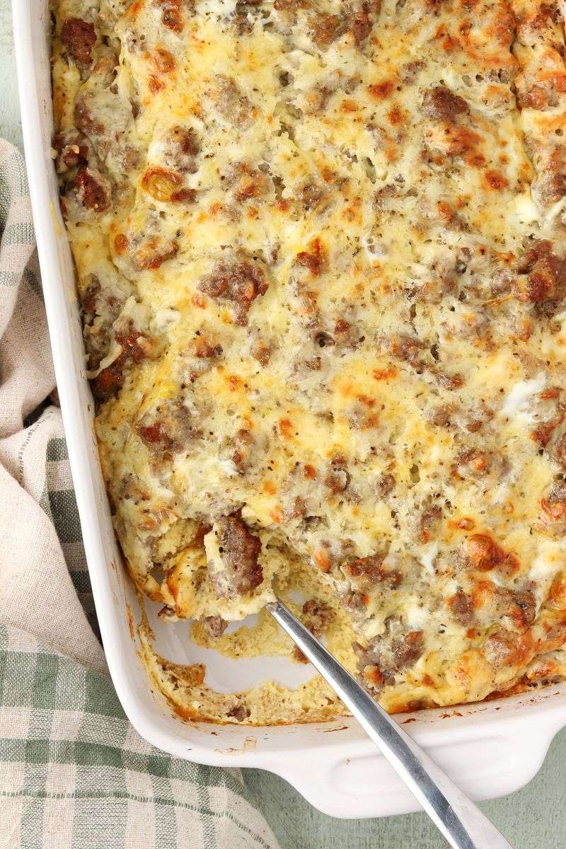 Breakfast Casserole (Egg, Sausage, Cheese)