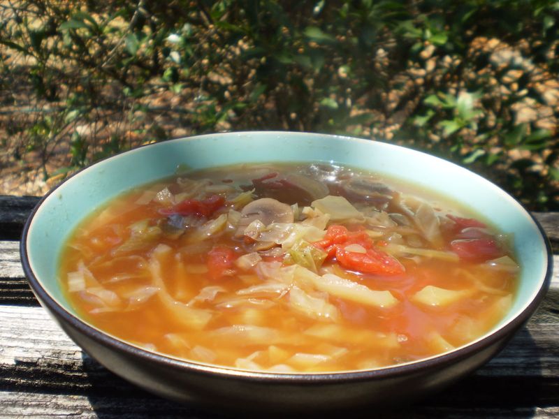 Hot And Sour Cabbage Soup