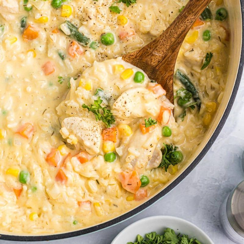 Creamy Chicken And Rice