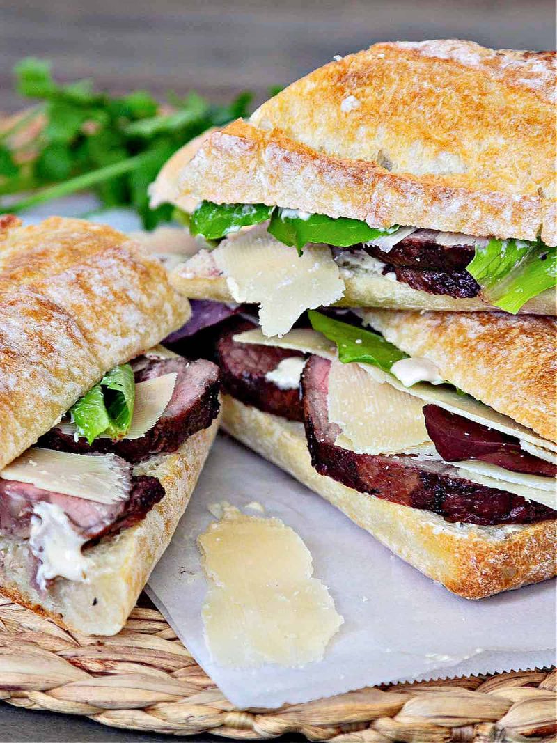 Roast Beef And Horseradish Sandwiches