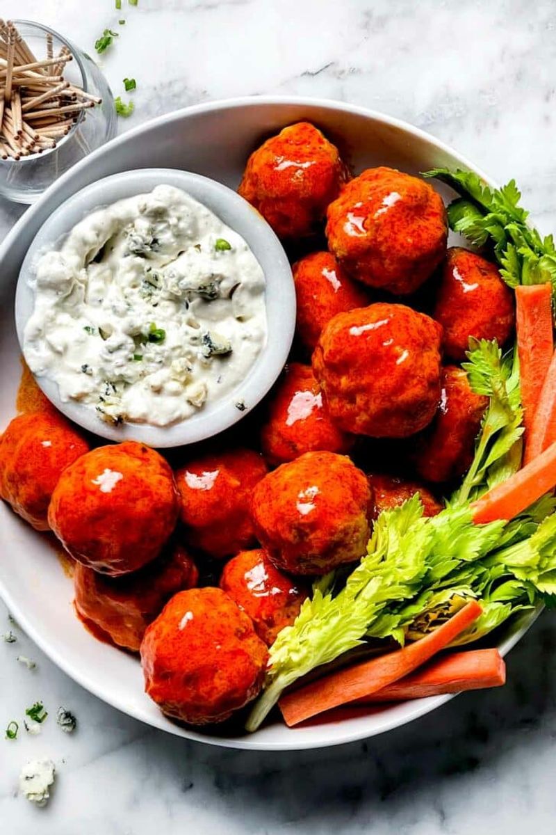 Buffalo Chicken Meatballs