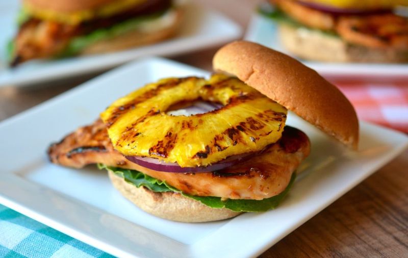 Chicken Sandwich with Teriyaki Glaze