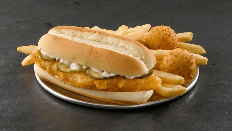 Long John Silver's Fish Sandwich Deluxe