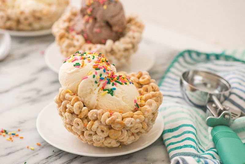 Cheerios Ice Cream Topping
