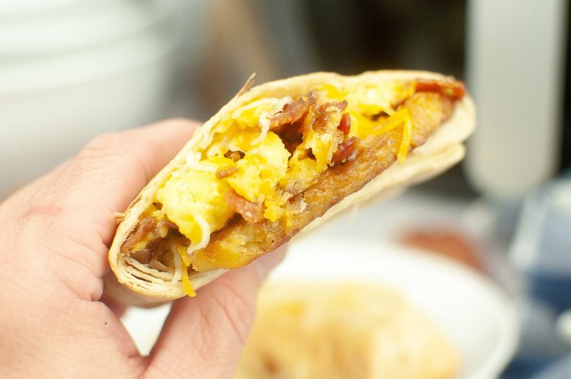 Breakfast Crunchwrap Country Potatoes Style