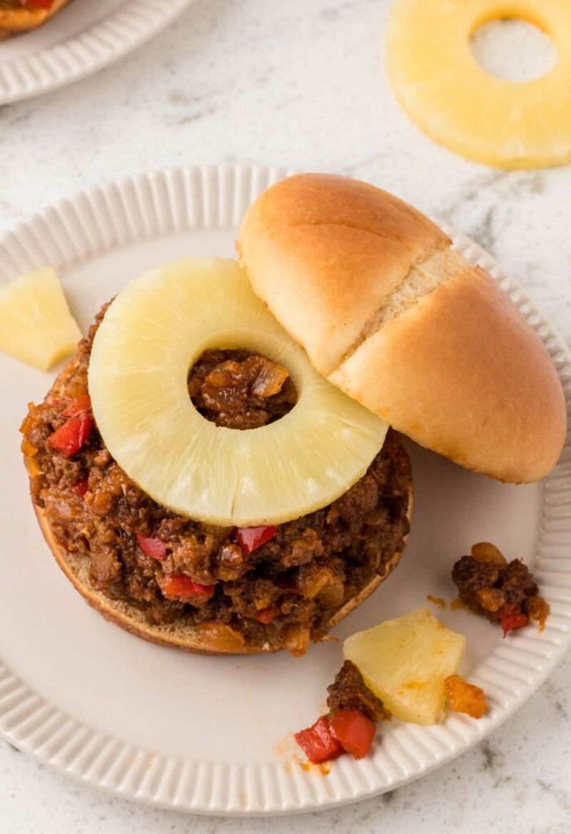 Pineapple Teriyaki Sloppy Joes
