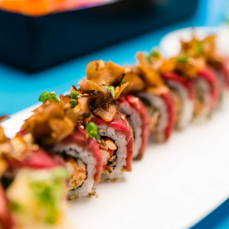Cowfish Burgushi Volcano Roll