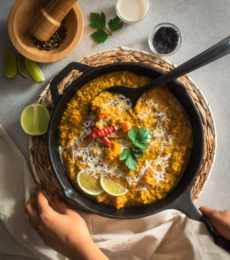 Lentil and Rice Skillet