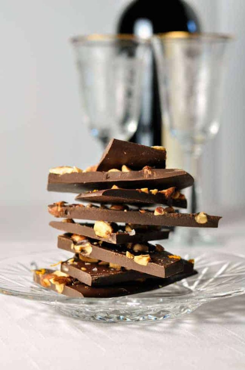 Dark Chocolate Orange Bark with Flaky Salt