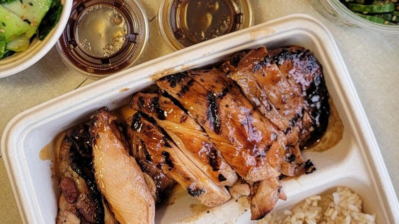 Washington: Teriyaki chicken plate